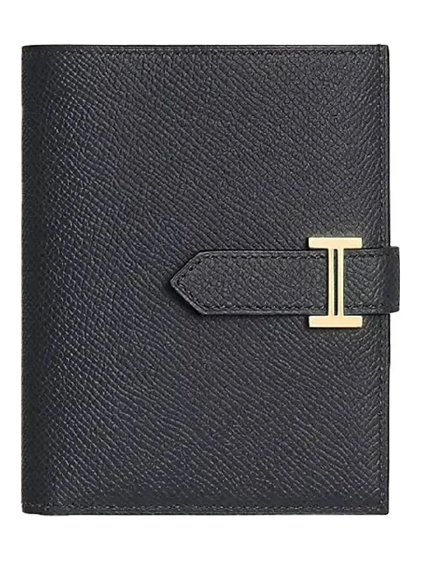 Bean Gold Compact Halfwallet Blue Indigo