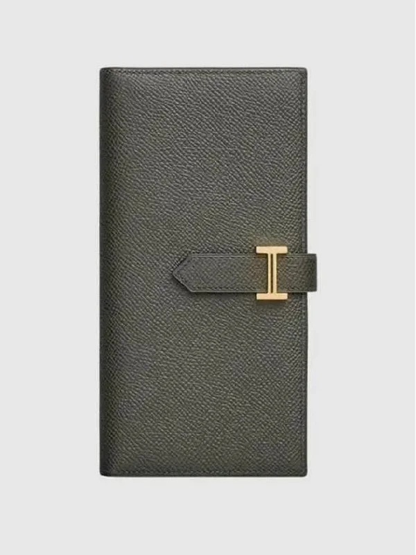 Bean long wallet Bert Gris gold plated H039785CCC6