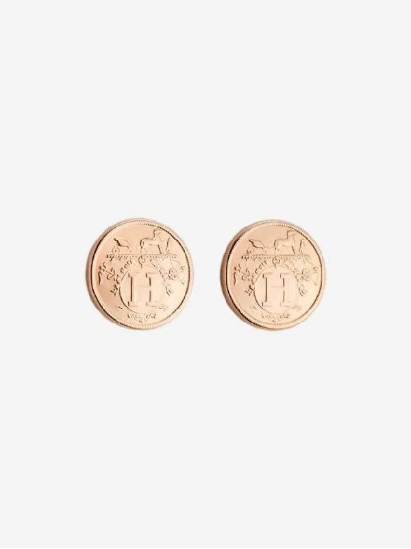 Berry Small Ex Libri Earrings Rose Gold