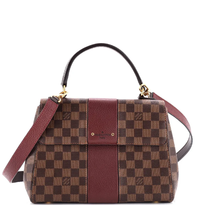 Shoulder bags with bold checks for trend -Bond Street Handbag Damier with Leather MM