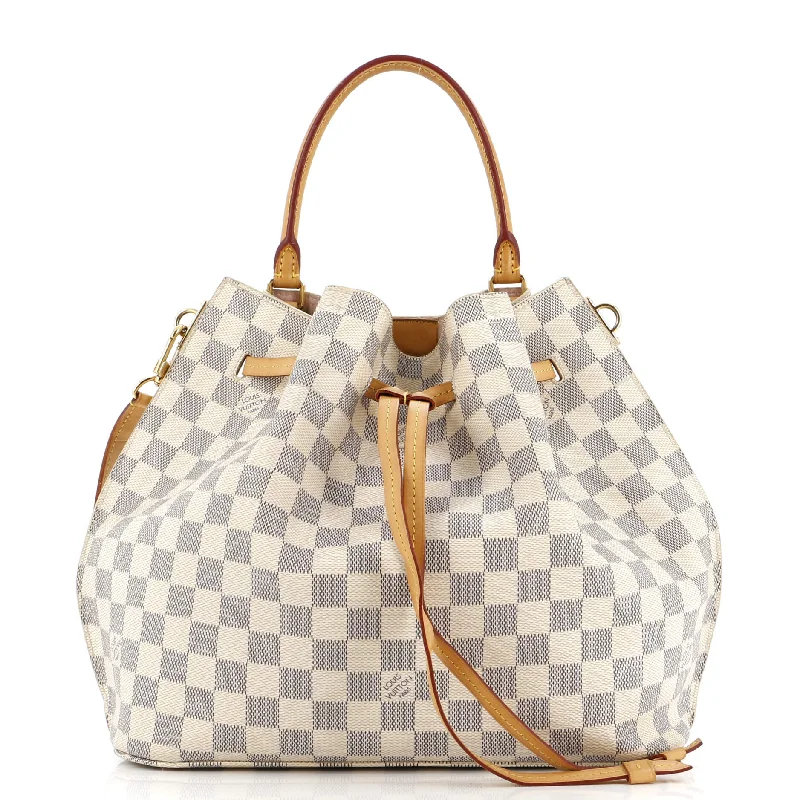 Shoulder bags with elegant gold-tone hardware -Girolata Handbag Damier