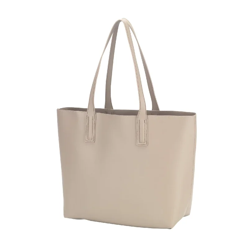 Taupe Vegan Leather Carly Purse