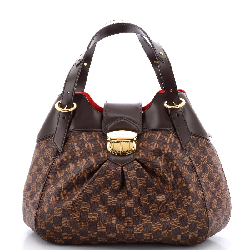 Shoulder bags with wide openings for access -Sistina Handbag Damier GM