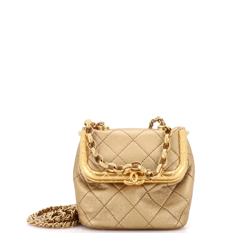 Quilted shoulder bags with elegant textured designs -My Crush Bag Quilted Lambskin Micro