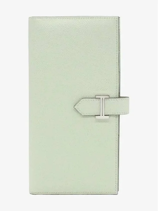 Bean Wallet Long Wallet Apsong Calfskin Silver Butt Fizz H039785CK0S