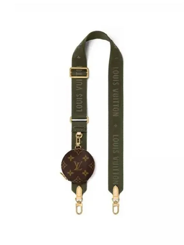 Bandouli?re Monogram Jacquard Strap Green