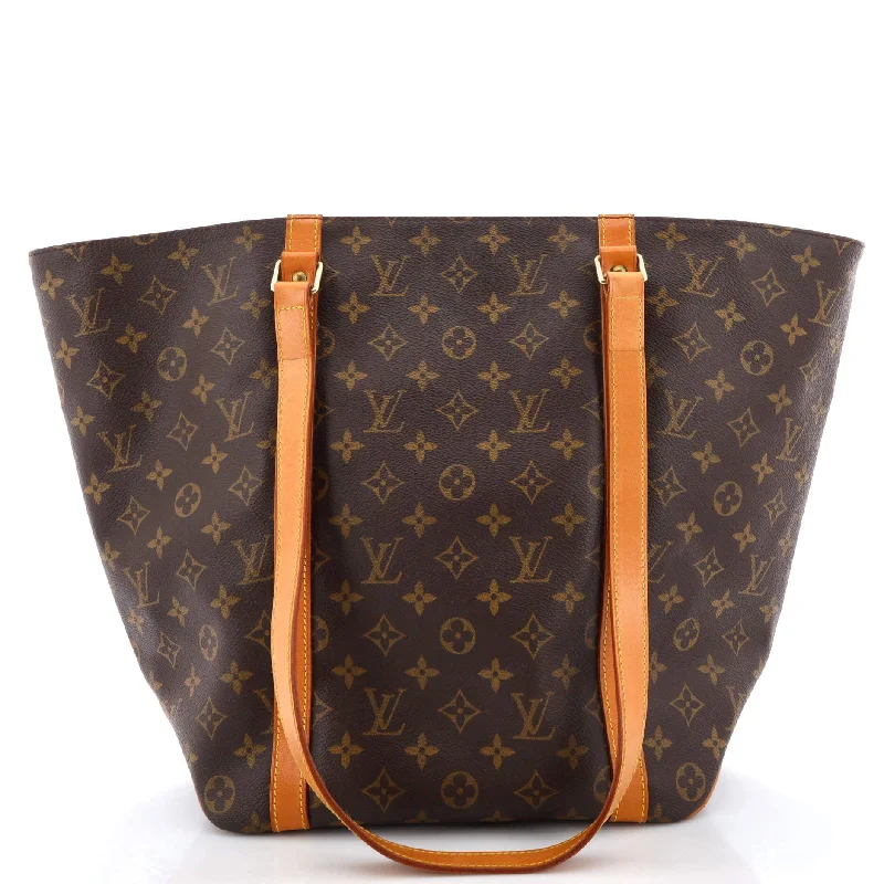 Shoulder bags with structured shapes for class -Shopping Sac Handbag Monogram Canvas MM