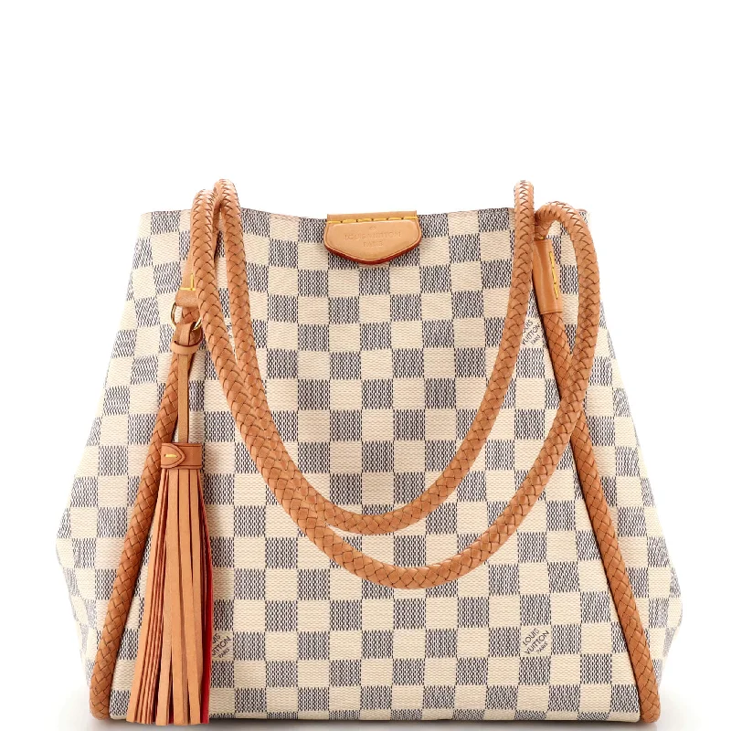 Shoulder bags with sturdy canvas for longevity -Propriano Handbag Damier