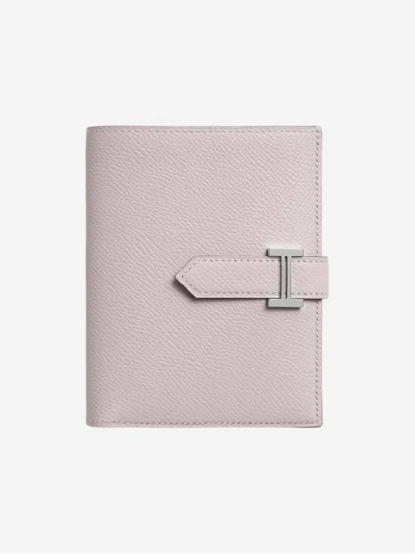 Bean Compact Wallet Absong Palladium Hardware Mauve Pale