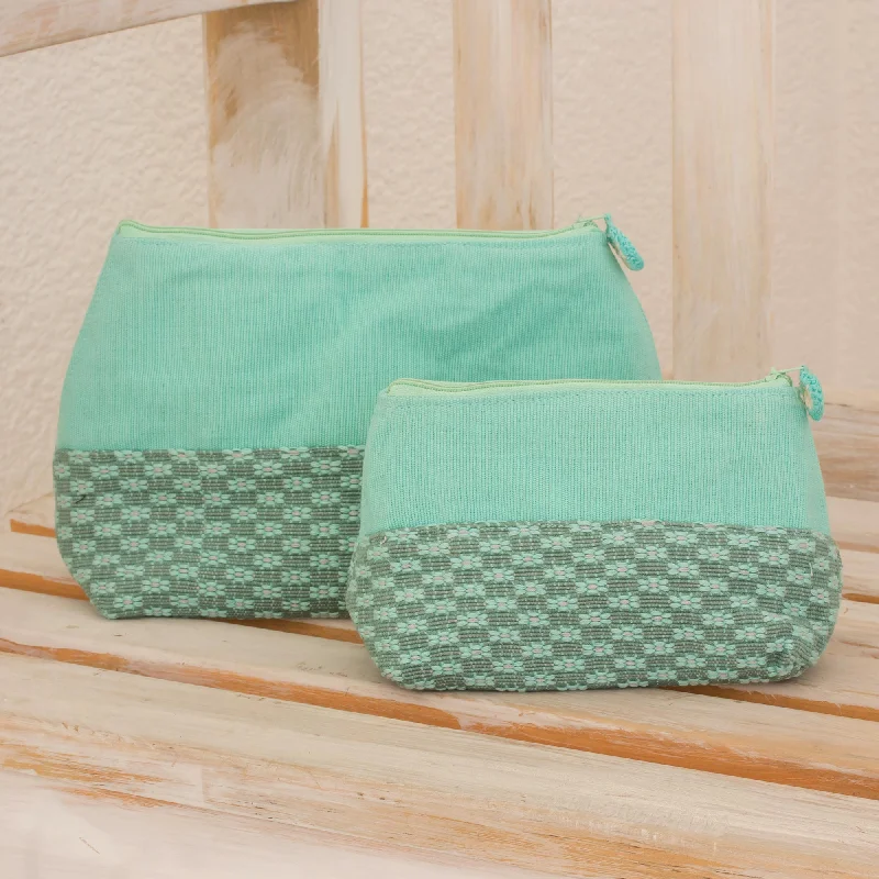 Spring Blooms Fair Trade Floral Cosmetic Bags (Pair)