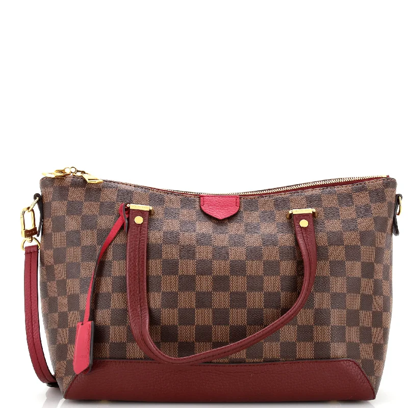 Shoulder bags with zipper closures for security -Hyde Park Handbag Damier