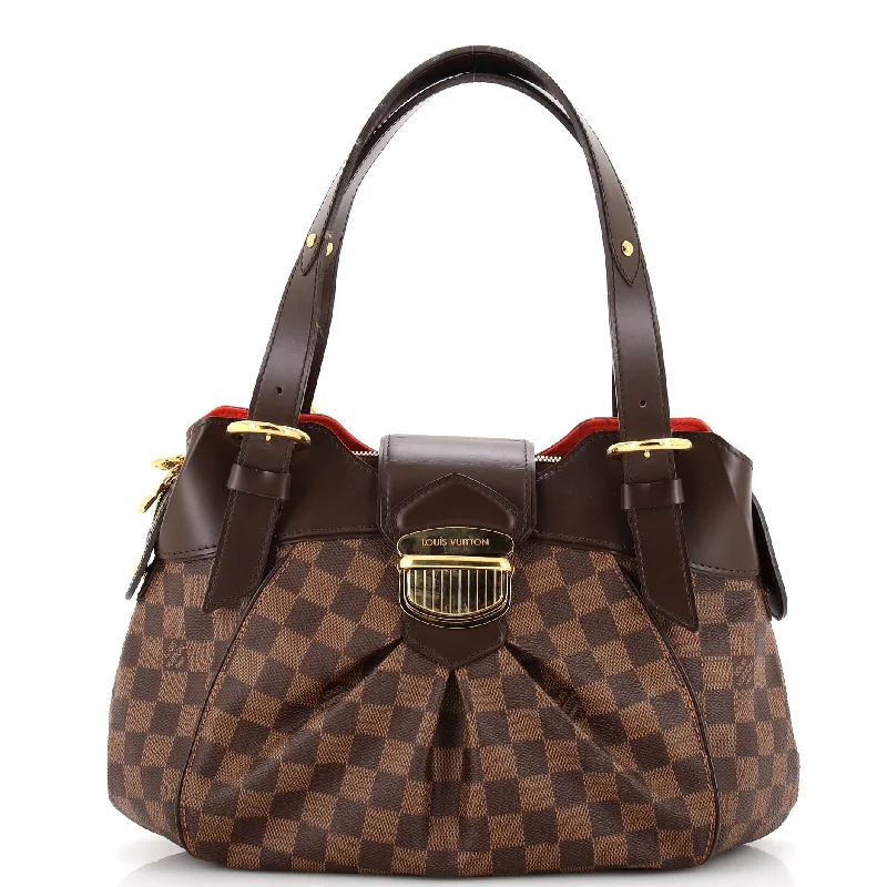 Shoulder bags with rustic leather for charm -Sistina Handbag Damier PM