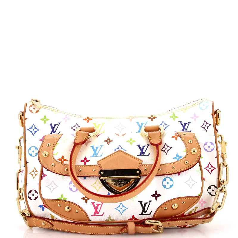 Shoulder bags with bold text for statements -Rita Handbag Monogram Multicolor