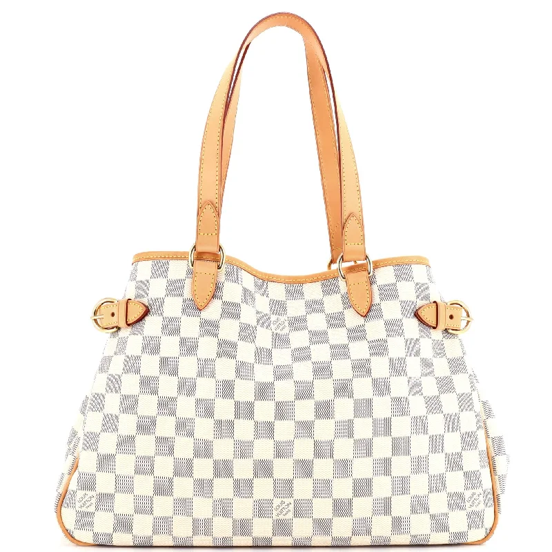 Shoulder bags with artistic prints for creativity -Batignolles Handbag Damier Horizontal