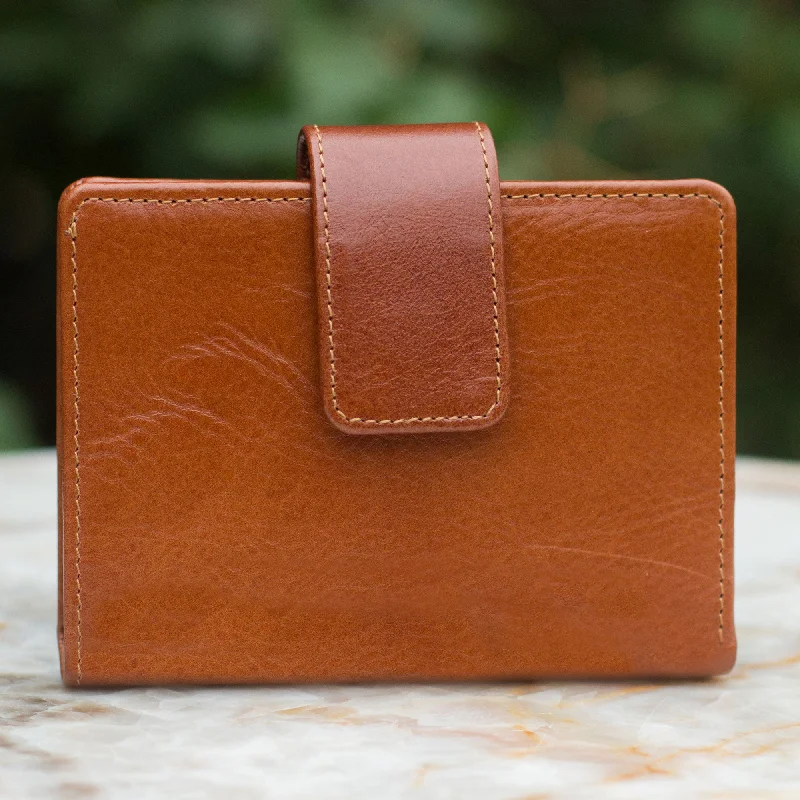 Infinite Brown Leather wallet