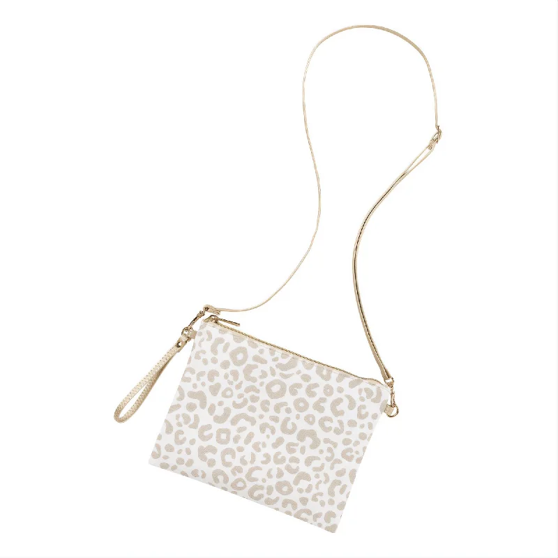 Natural Leopard Hayley Purse