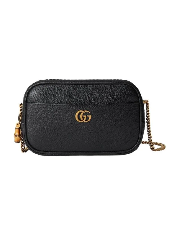 Bamboo Double G Super Mini Bag Black