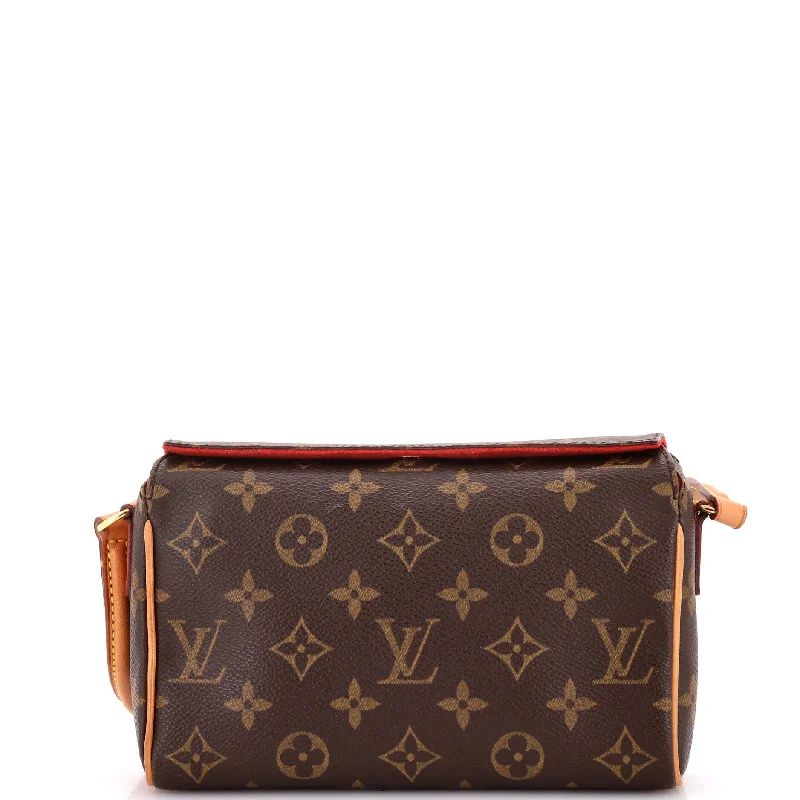 Vegan leather shoulder bags for eco-friendly style -Recital Handbag Monogram Canvas