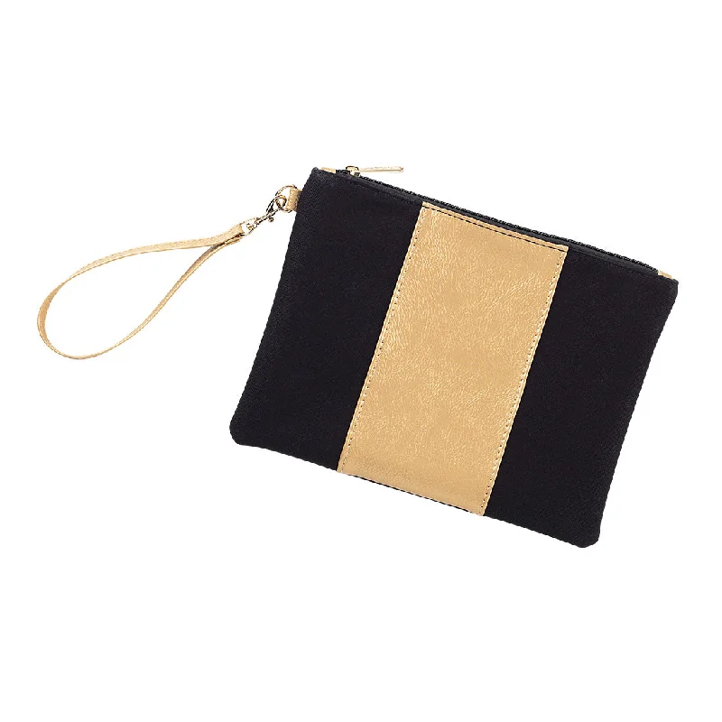 Black Cabana Wristlet