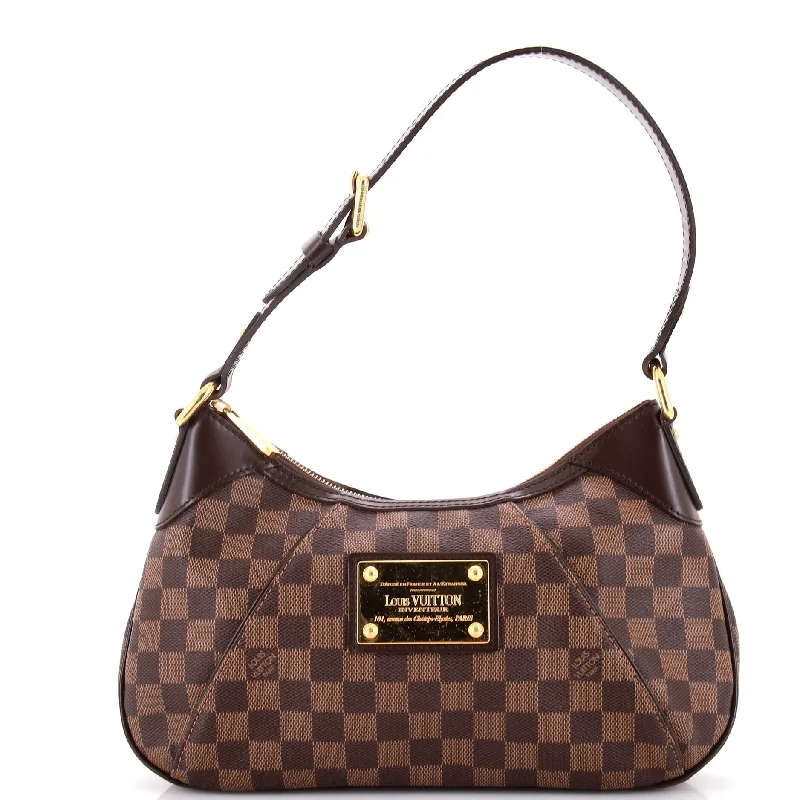 Designer shoulder bags with luxury brand logos -Thames Handbag Damier PM