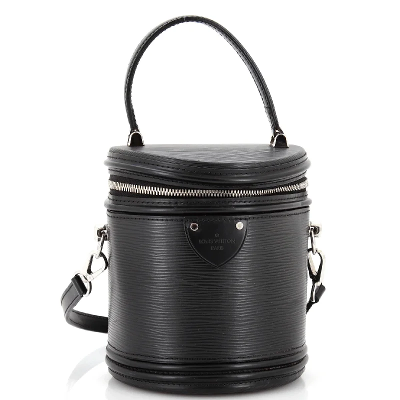 Shoulder bags with eco-friendly bamboo accents -Cannes Handbag Epi Leather