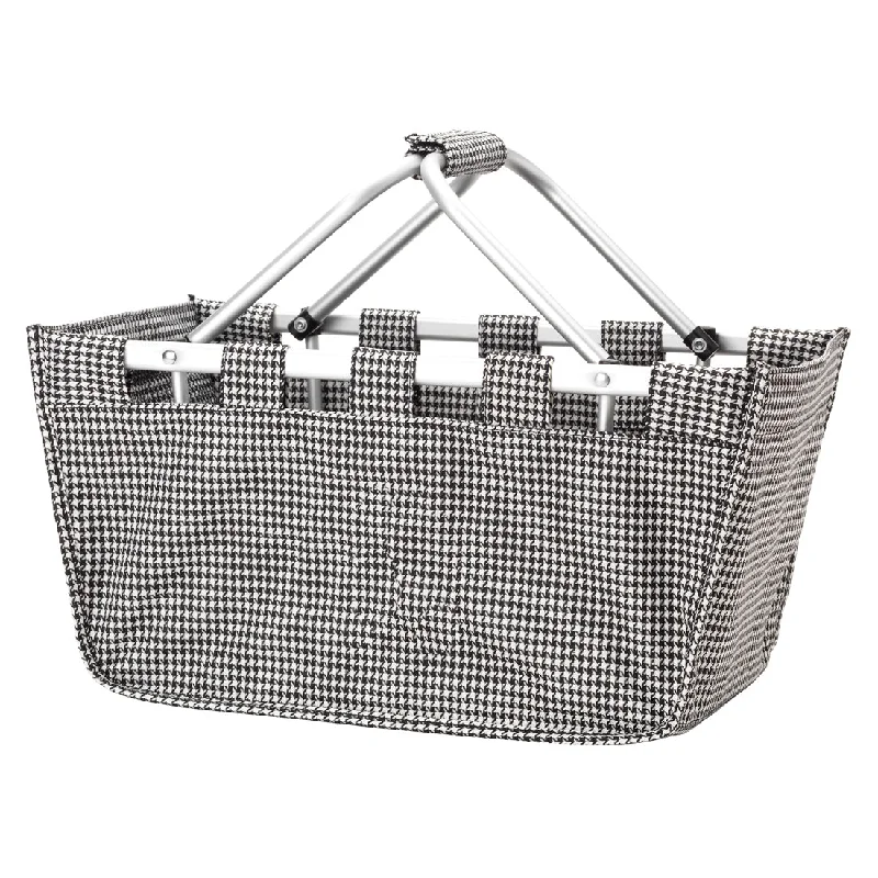 Houndstooth Market Tote