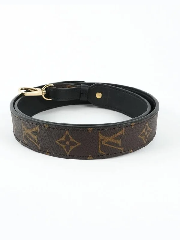 Bandoulière Monogram Shoulder Strap Brown