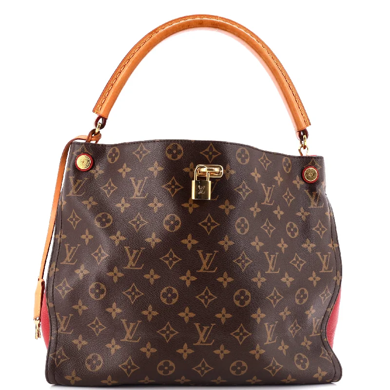 Shoulder bags with sleek leather for work -Gaia Handbag Monogram Canvas