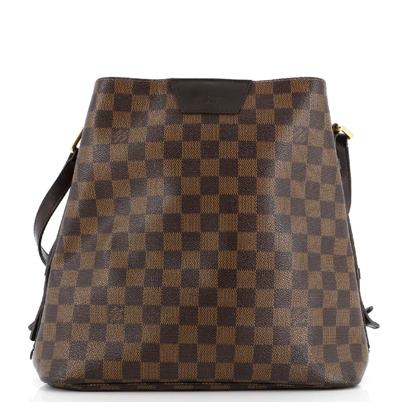 Shoulder bags with wide openings for access -Cabas Rivington Damier