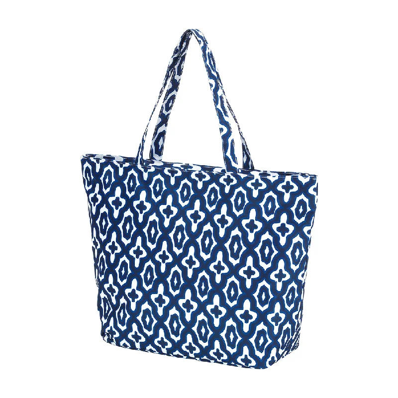 Navy Mosaic Tote