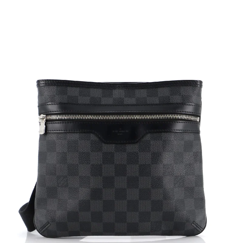 Shoulder bags with compact designs for portability -Thomas Handbag Damier Graphite