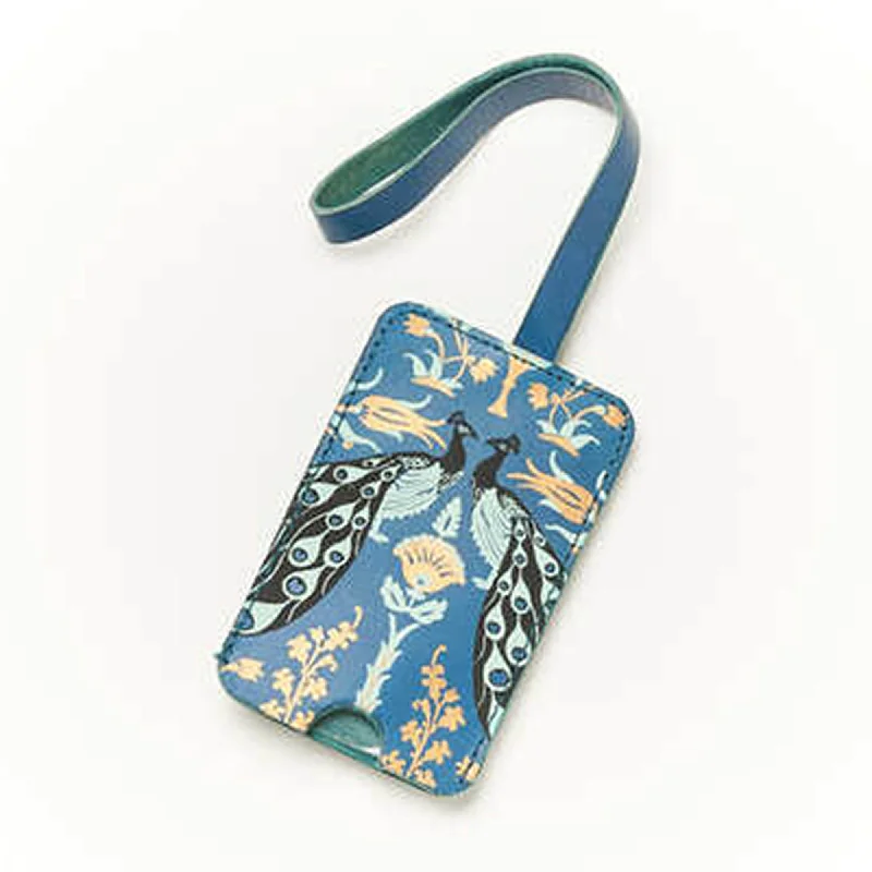 Peacock Fauna Luggage Tag