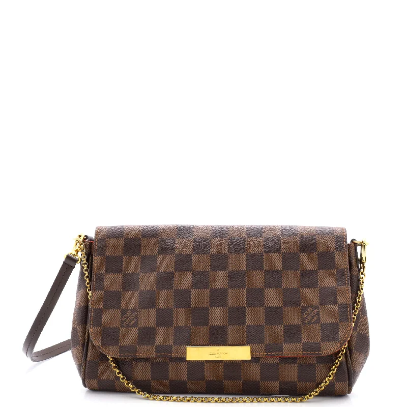 Shoulder bags with laptop sleeves for work -Favorite Handbag Damier MM