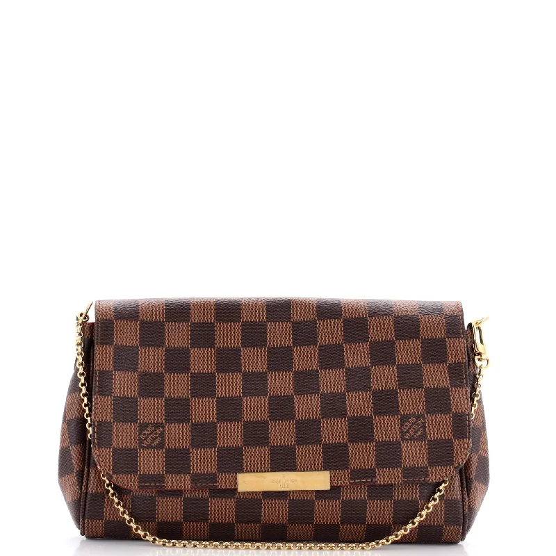 Shoulder bags with padded straps for ease -Favorite Handbag Damier MM