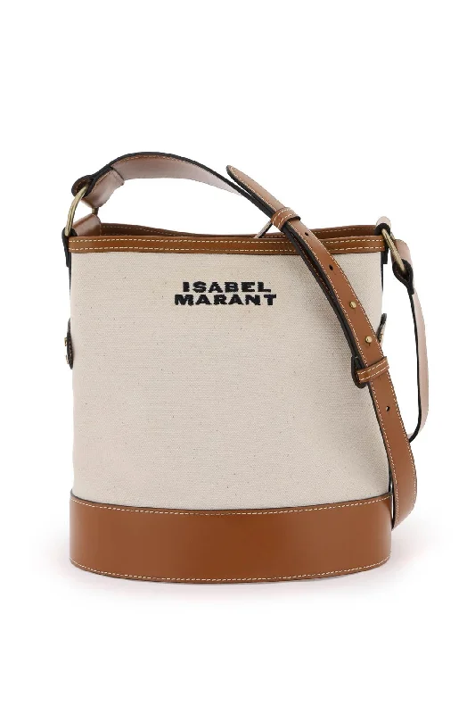 Shoulder bags with expandable sides for flexibility -Isabel Marant Samara Cotton Canvas Shoulder Bag