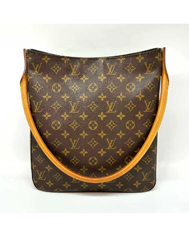 Stylish tote bags with leather handles for a chic, durable design-Authentic Louis Vuitton Monogram Shoulder Bag in Great Condition