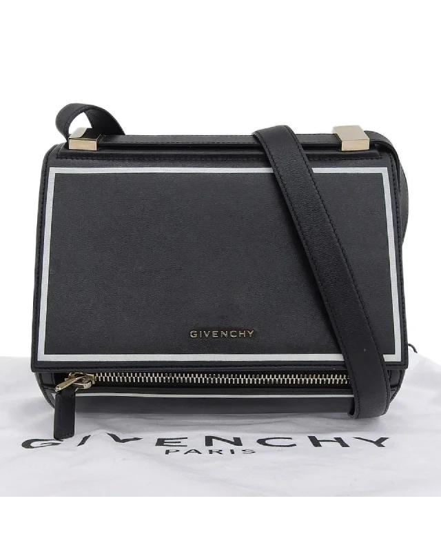 Best tote bags with minimalistic designs for a clean and modern style-Authentic Givenchy Leather Crossbody Shoulder Bag