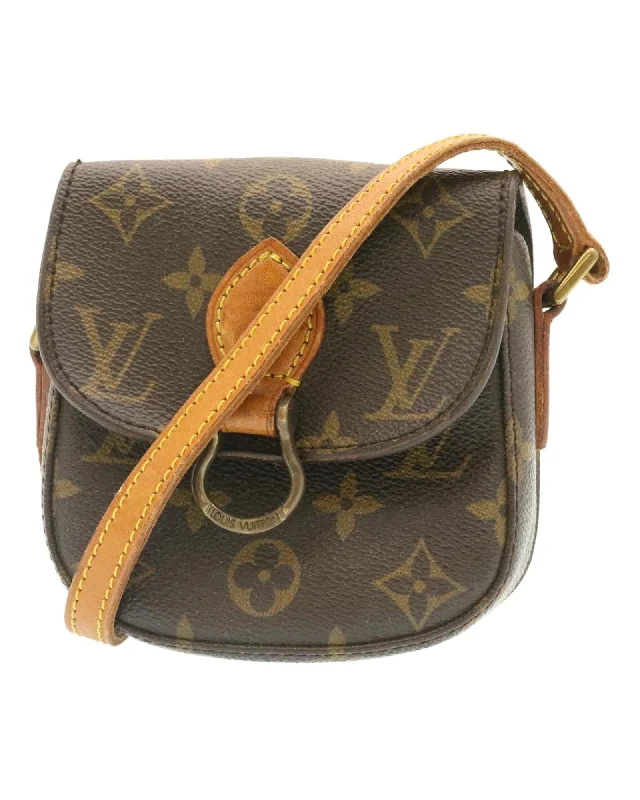 Tote bags with whimsical prints for a playful and eye-catching design-Monogram Bebe Saint Cloud Shoulder Bag