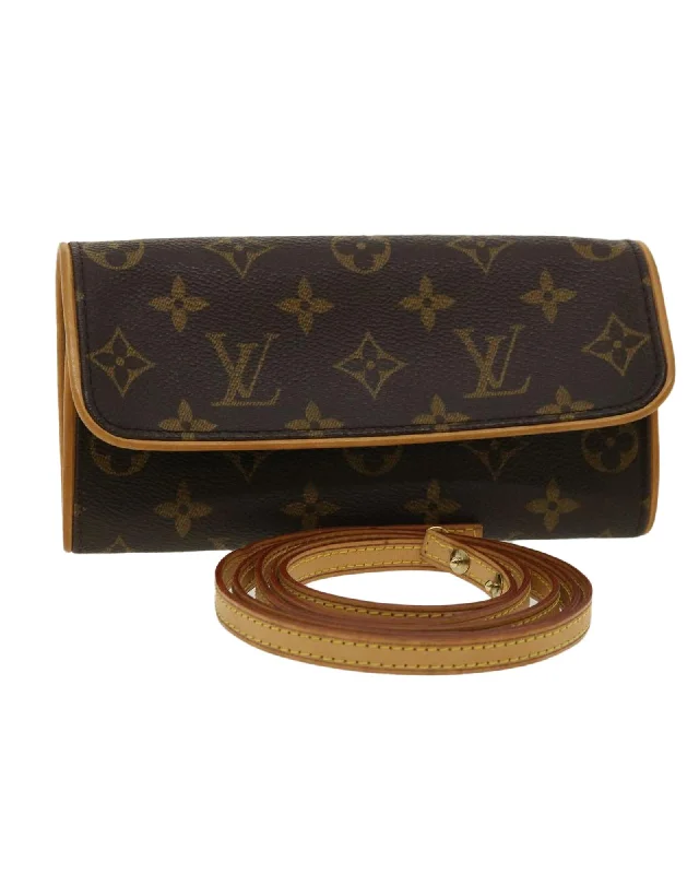 Best tote bags with elegant chain handles for a high-end and sophisticated look-Monogram Pochette Twin PM Shoulder Bag by Louis Vuitton