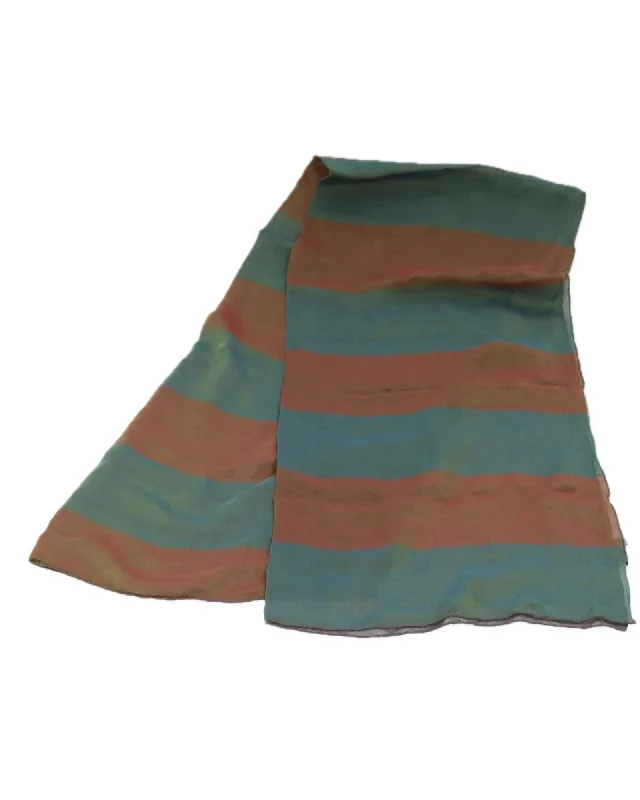 Tote bags with transparent PVC material for a modern and edgy style-Silk Stole Scarf in Green Red and Blue