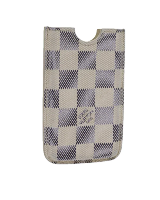 Best tote bags with soft cotton material for a lightweight and comfortable feel-Damier Azur Canvas iPhone Case