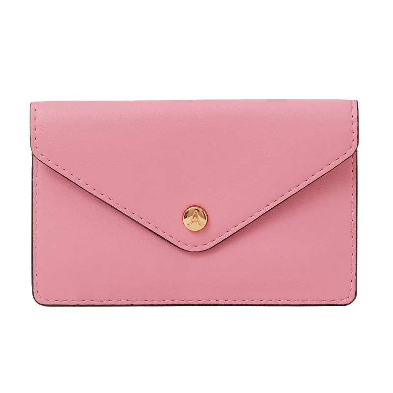 Waterproof handle bags ideal for rainy weather -Accessorize London Women's Pink Front Flap Cardholder