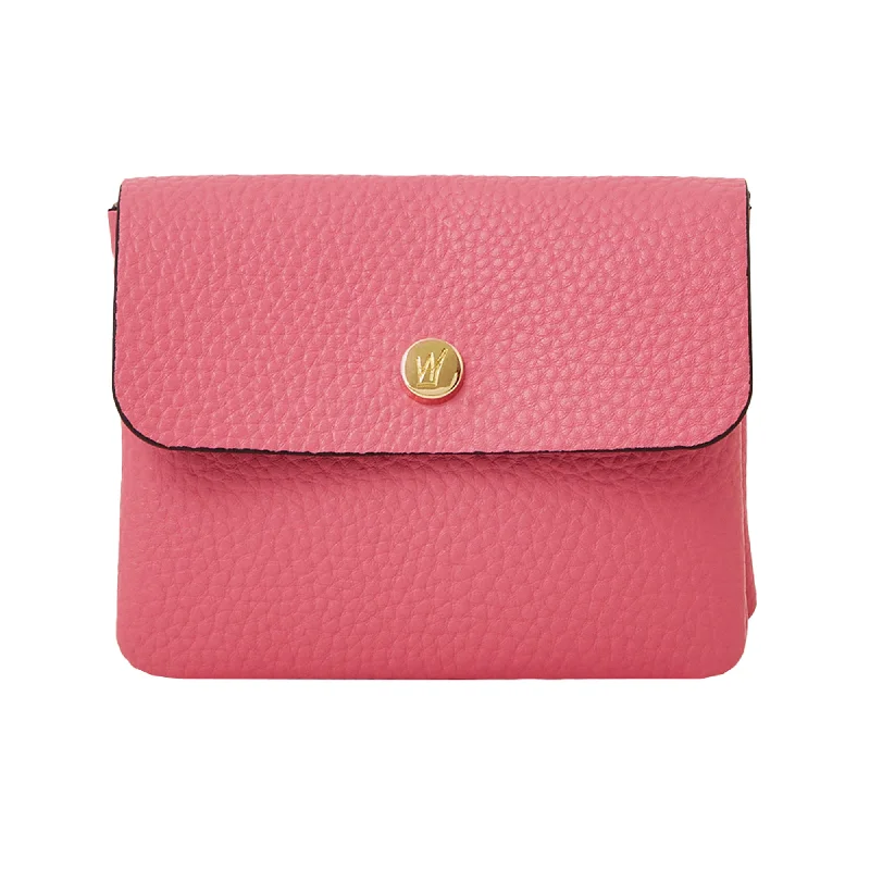 Handle bags with neutral leather for elegance -Accessorize London Women's Pink Soft Coin Purse