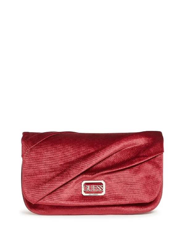 Handle bags with colorful handles for flair -Allegra Pleated Clutch