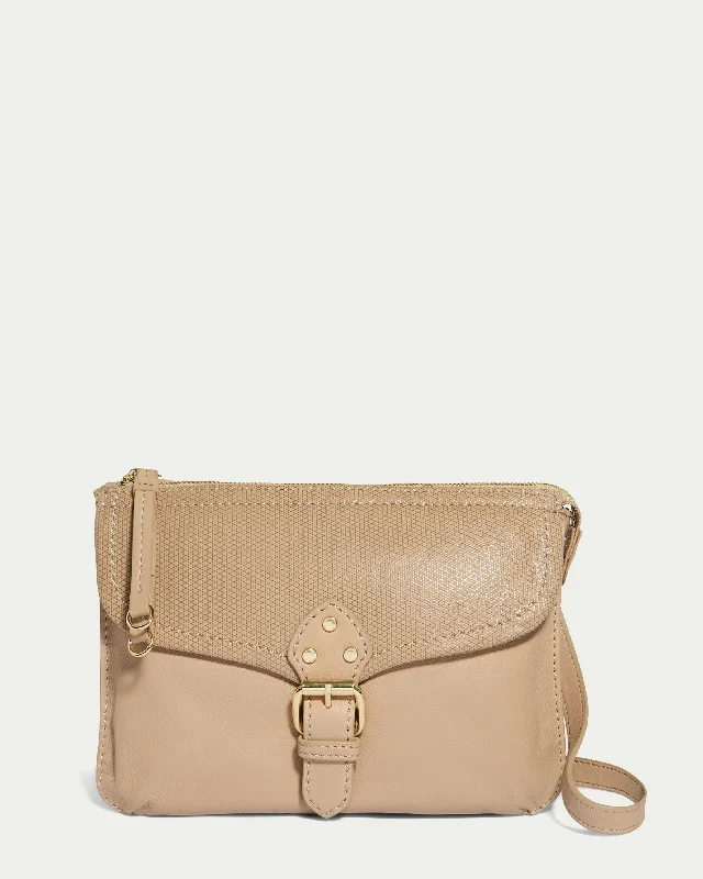 Vegan leather handle bags for eco-friendly chic -Astor Flap Crossbody