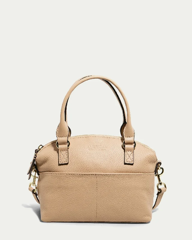 Handle bags with drawstring accents for style -Carrie Mini Dome Crossbody