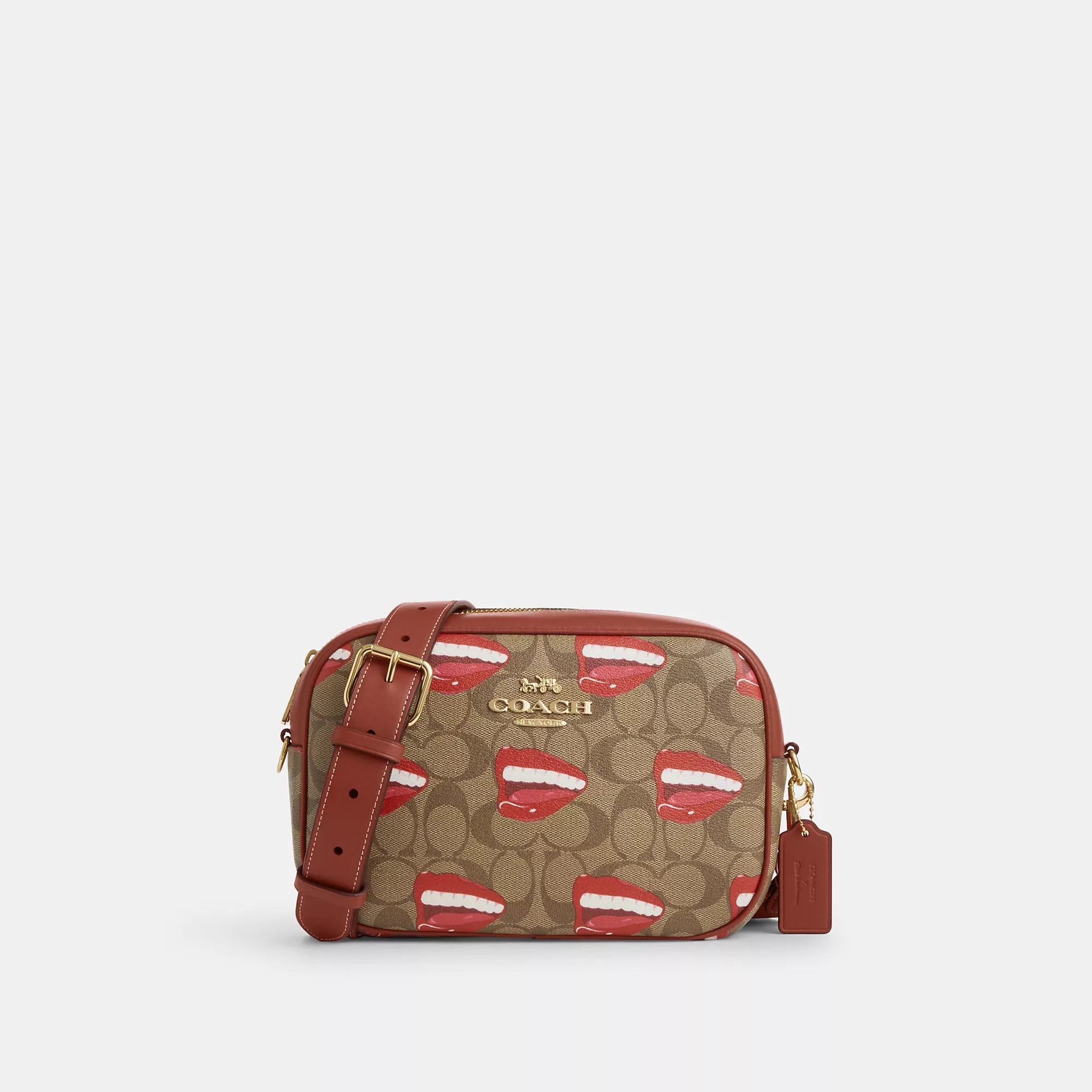 Handle bags with padded handles for comfort -Coach Outlet Coach X Tom Wesselmann Jamie Camera Bag In Signature Canvas