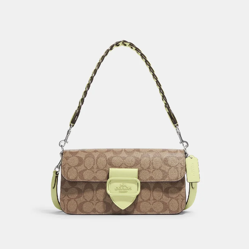 Handle bags with animal prints for flair -Coach Outlet Morgan Shoulder Bag In Signature Canvas