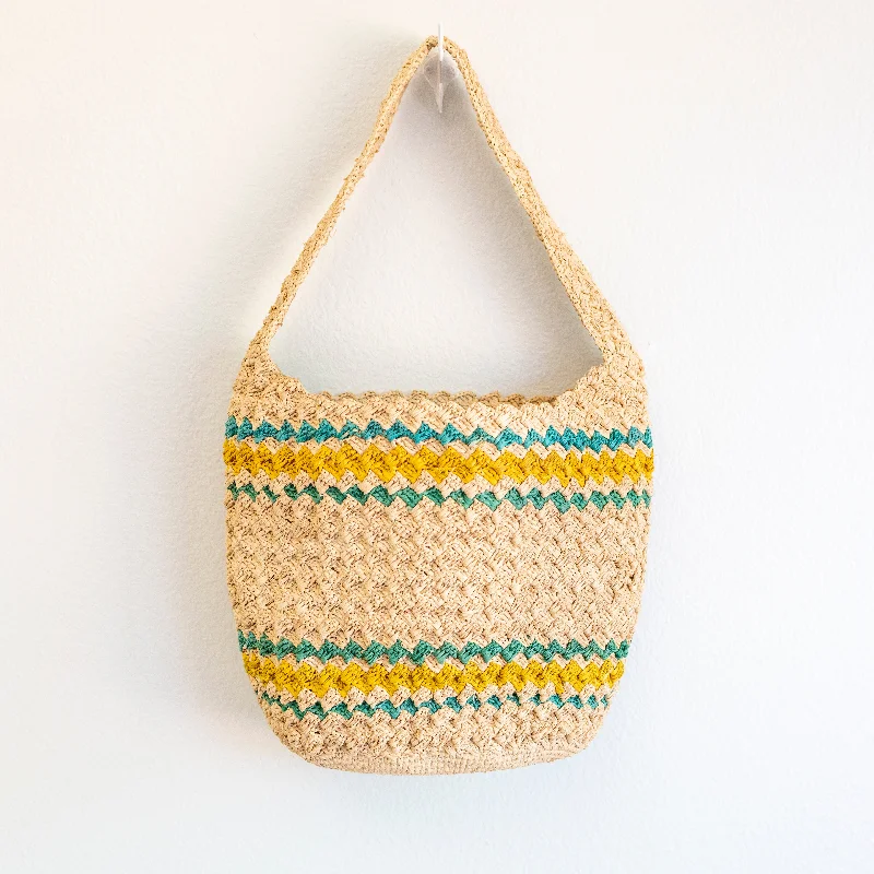 Handle bags with minimalist sleek silhouettes -Elena Handbags Summer Fashion Raffia Basket Bag