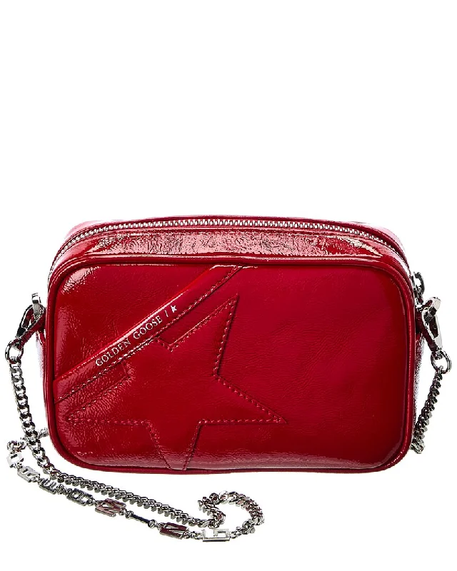 Canvas handle bags perfect for casual outings -Golden Goose Star Mini Patent Crossbody